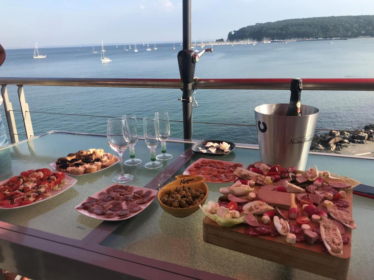 Appartement Cosy Les Pieds Dans L'Eau, Vue Mer Exceptionnelle Crozon Eksteriør billede
